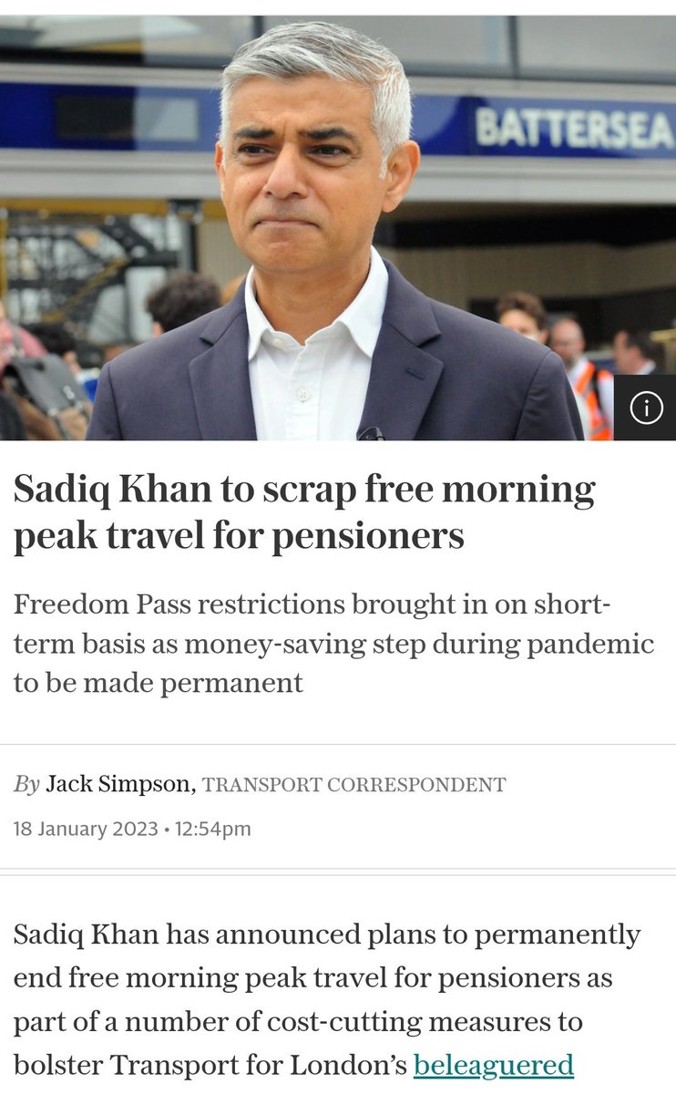 ioisours's tweet photo. No words @TfL ...you have money for cycling propaganda bs but not for elderly. Disgusting. https://t.co/K7f3cVtMJT
