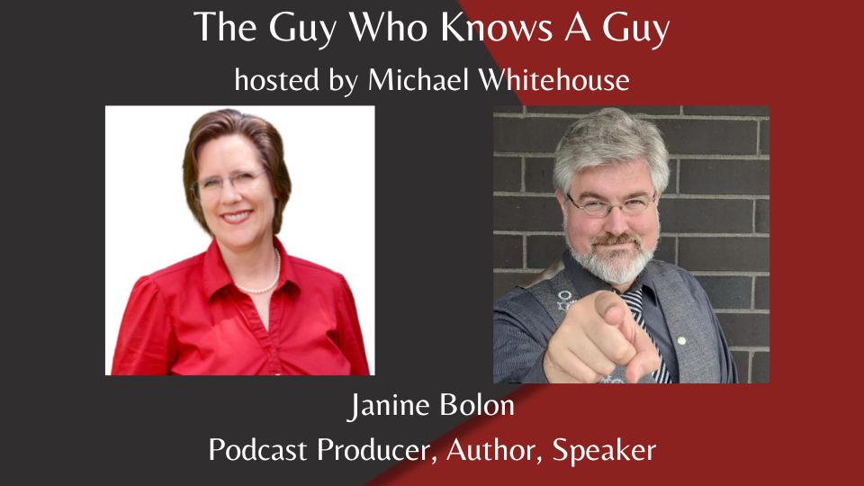 The8gates's tweet photo. You know The Guy Who Knows a Guy? Well I was a guest on his podcast. How fun! Thank you for allowing me to be a guest on your show, Michael Whitehouse! 
https://t.co/ZF5jiy4LVN
#theguywhoknowsaguy #guest #podcastguest #Janinebolon #michaelwhitehouse https://t.co/mnp2RtnCFZ