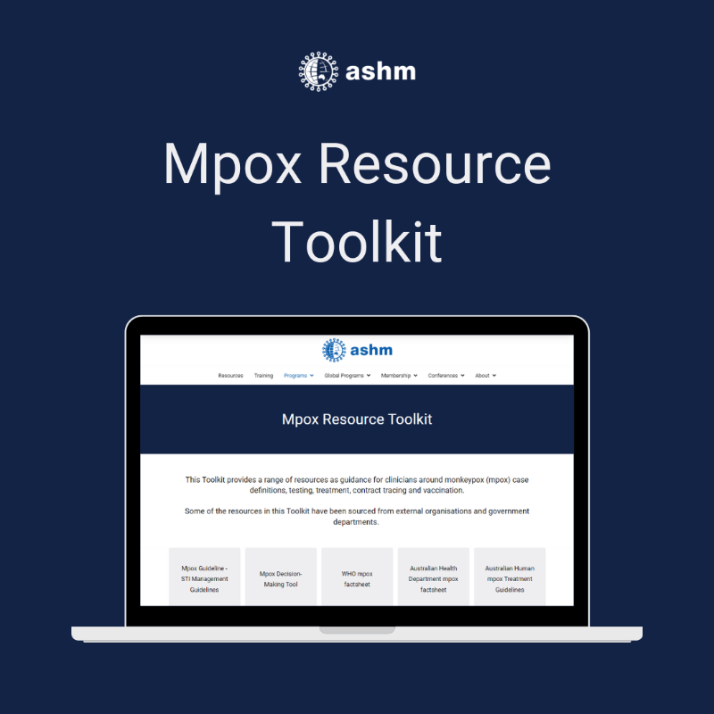 ASHMMedia's tweet photo. Are you a health professional looking for guidance on monkeypox? 

Access our free Mpox Toolkit for the latest guidance on case definitions, testing, treatment, contact tracing and vaccination. Visit our website for more info. #mpoxtoolkit #monkeypox #healthcare #prevention