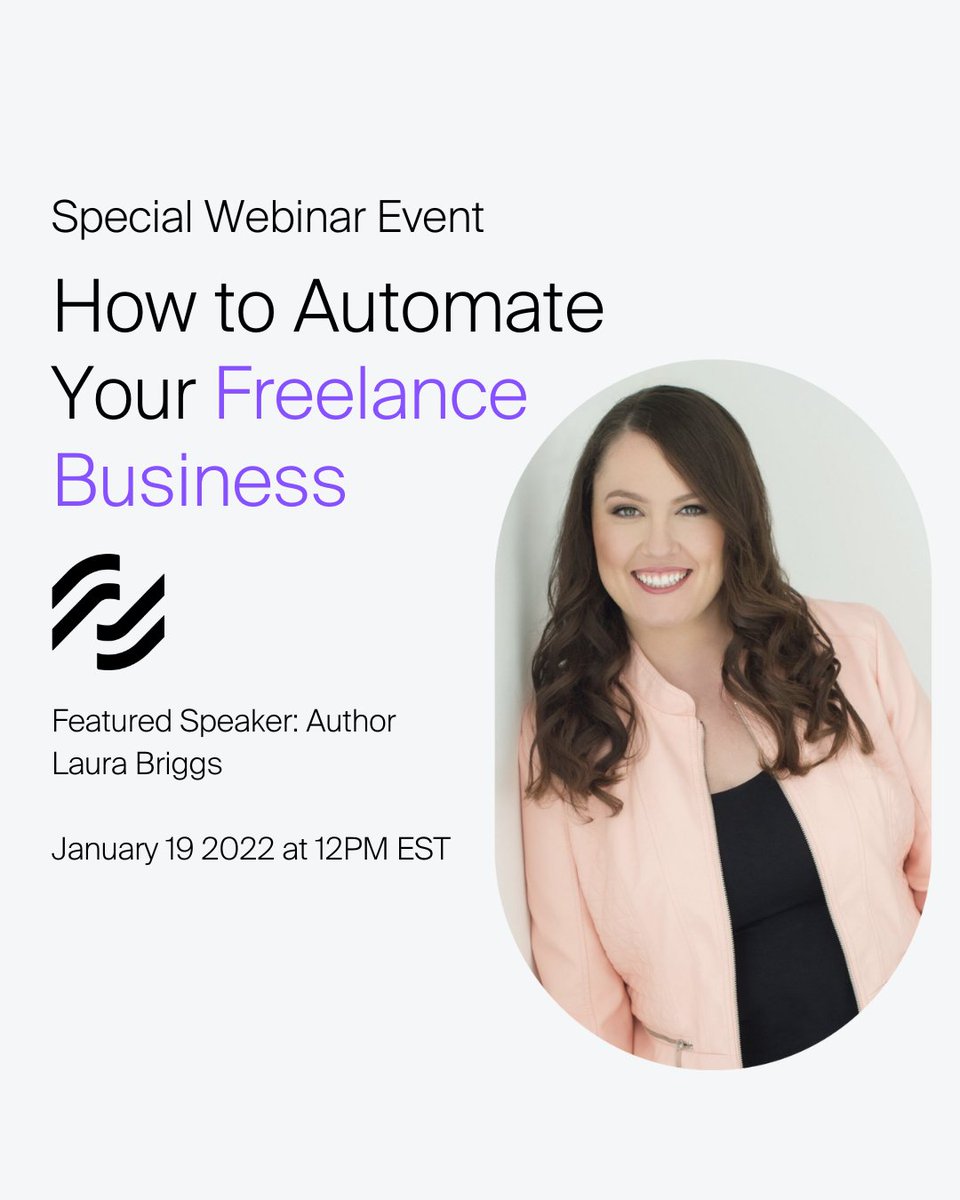 Make sure to tune in tomorrow at 12pm EST for Laura Briggs session on How to Automate Your Freelance Business! Join our event on LinkedIn to get all the details!

#webinar #event #liveevent #freelance #business