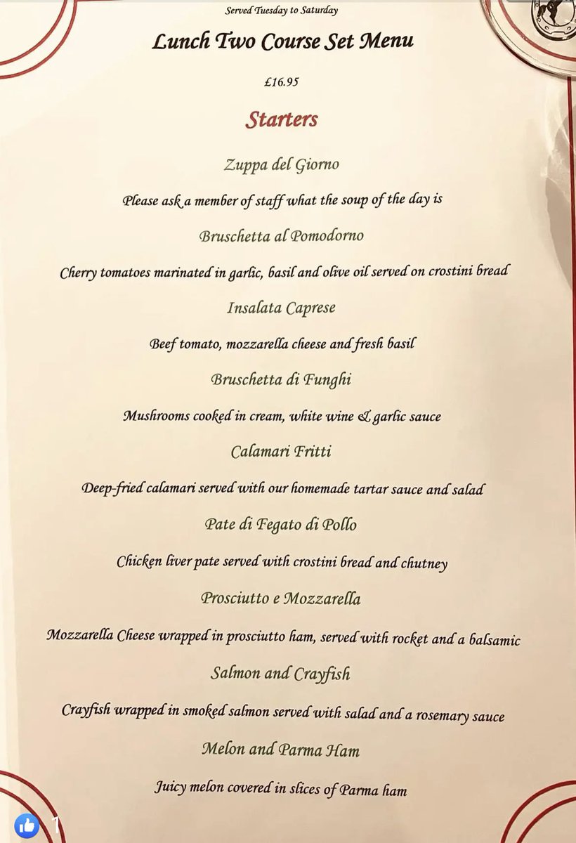 stalla_la's tweet photo. These are our lunchtime menus! We hope to see you soon! #Solihull  #local #Italian #fresh #BookNow #balsallcommon #covhour #SmallBusiness https://t.co/eJ3BjSJew3