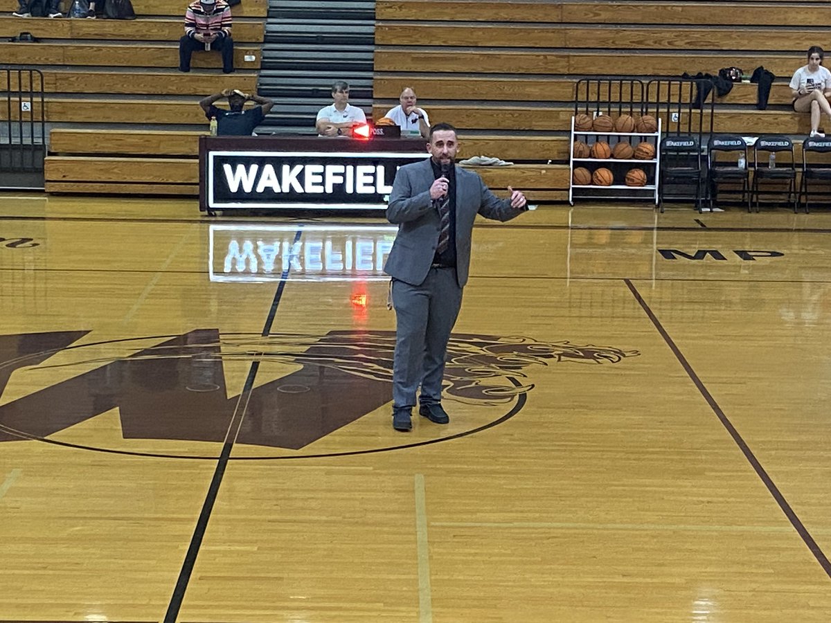 Wakefield High School introduces Justin Allred as the new head football coach.