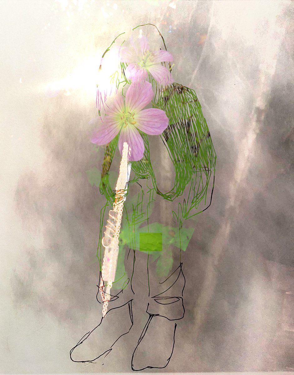 LUVSTARGRL's tweet photo. Spotted Geranium (January 2023, Photoshop + Traditional), collaboration with @cumgod420 https://t.co/dJp3tcSvtu
