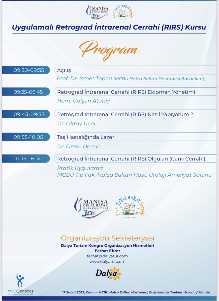 17 Şubat 2023 RIRS kursumuz.