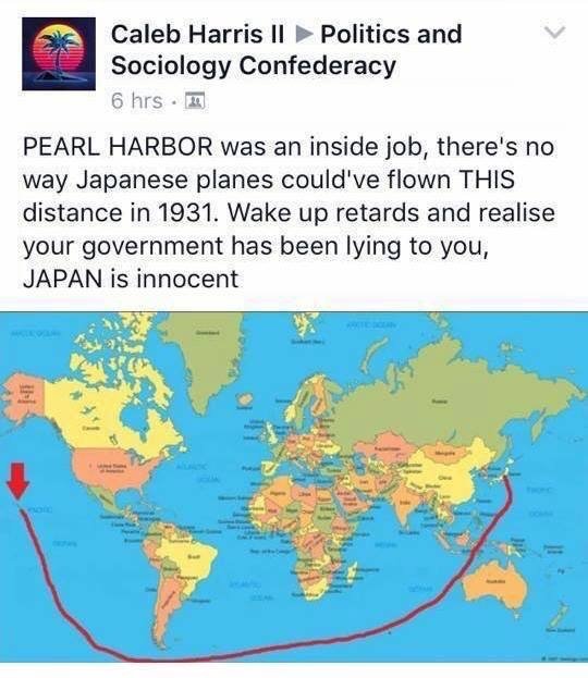 TerribleMaps's tweet image. Pearl Harbour was an inside job...