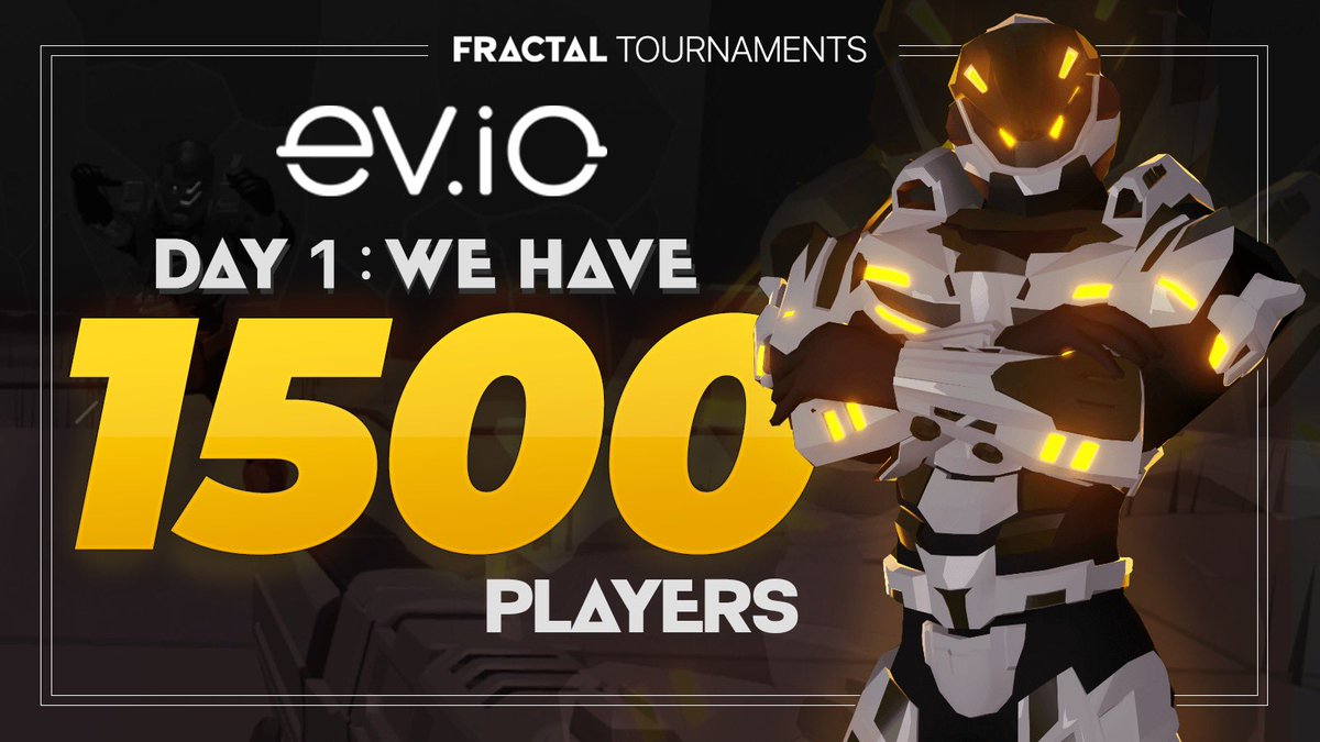 fractalwagmi's tweet photo. gm. day 1 of @play_evio fractal cup ii 💥💥

we reached 1.5k players in <24 hours. 2 more days to go

join https://t.co/mFr6vIhnNV and play now https://t.co/l1mabF4GiZ
