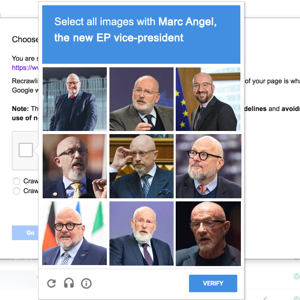 meme_ec's tweet photo. Google personalized captcha are getting harder and harder. (Congrats, @MarcAngel_lu!) https://t.co/IjNlNvIEEl