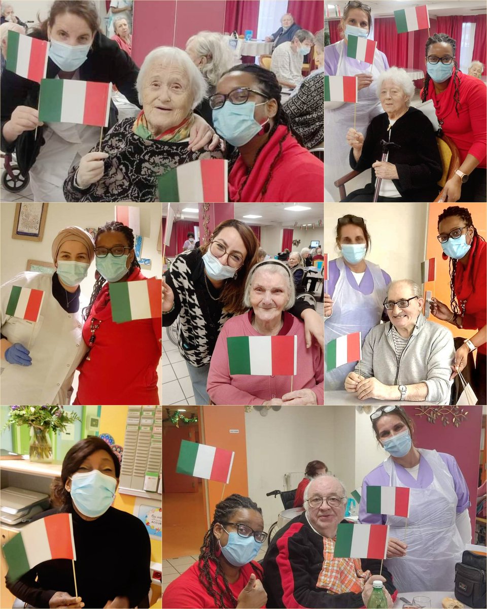 BENNANIDounia2's tweet photo. 🇮🇹😋 17 janvier Journée internationale de la cuisine Italienne, avec sourires des résidents et collègues, dégustation et un air de Dolce Vita en Essonne.
Merci les équipes pour ces moments de VIE simplement👍
@_FranceHorizon @VilledEvryCourc @FNAQPA
#tousensemblecitoyensàtoutâge https://t.co/Gr1iYHsMbr