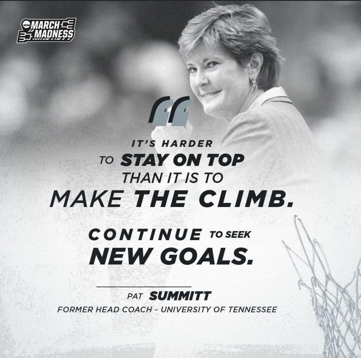 DGSgirlsBBALL's tweet image. Perfect quote for our team from arguably the best women’s basketball coach to ever do it. Perfect timing, too.

This Saturday,1/21, will be our annual WE BACK PAT event at our home game. We will have some awesome baskets to raffle off in hopes to help find a cure for Alzheimer’s.