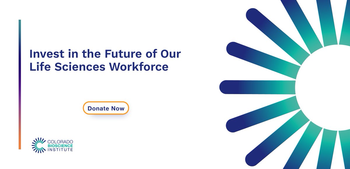 cobioscience's tweet image. Colorado BioScience Institute cultivates and diversifies the state’s life sciences workforce, from classroom, to campus, to career.
 
Invest in the future of our life sciences workforce with a donation to The Institute: lnkd.in/gU2j7A9q
#SparkSTEM #ClassroomCampusCareer