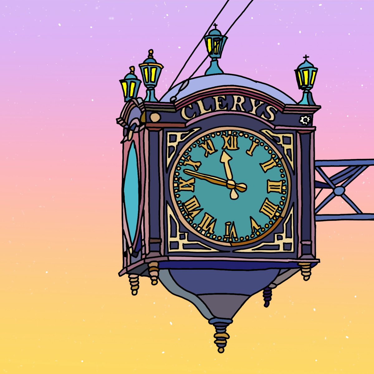 sketchyinc's tweet photo. It’s awesome to see the Clerys clock fully restored and back to being a meeting spot again 🙌🤘🕰 #dublin https://t.co/CPP0ufjLce