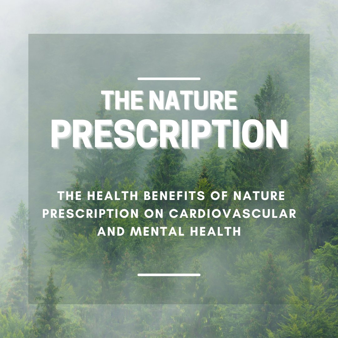 Research shows the benefits of Nature Prescribing for cardiovascular and mental health. bit.ly/3W5nBzb
@bcparksfdn @CAPE_ACME 
@ONEIGrnao @nnp_bc 
#HealthybyNature 
#Nurses4PlanetaryHealth