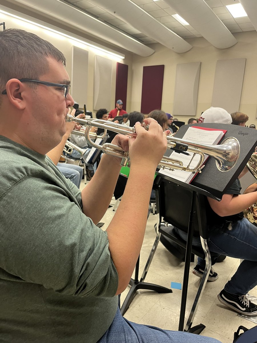ShipUBand's tweet photo. Last night, the SU spring ensembles began their hard work on perfecting pieces which will be performed at our spring concert! https://t.co/2hn3nlpWWR