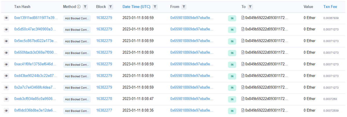Merkle3_'s tweet photo. Wow not only is Yuga Labs blacklisting Blur they have also blacklisted LooksRare, SudoSwap, and NFTX. Royalty war is heating up. https://t.co/UEd3dtw0w4