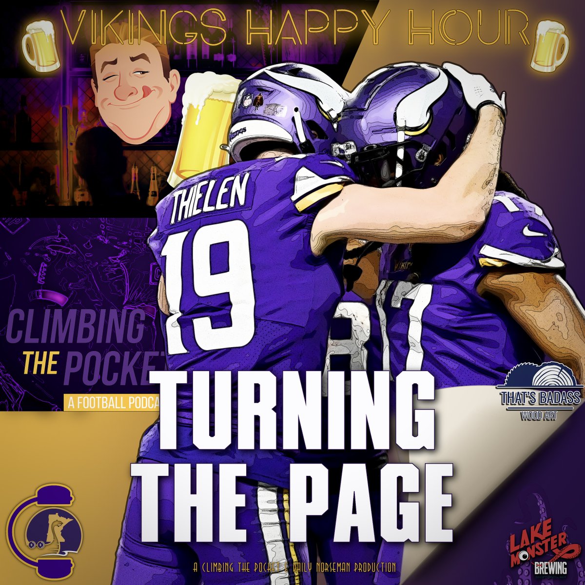 Climb_ThePocket's tweet photo. At 8 CT tonight!

Turning The Page

On @Climb_ThePocket’s &amp; @DailyNorseman’s Vikings Happy Hour🍻
W/ guest @ericeager_ of SumerSports @sumersports.

Talking #Vikings
•Mensah &amp; O’Connell presser
•Cap Casualties 
•Extensions
•Who to re-sign?

Beer by @LakeMonsterBrew!
#SKOL! https://t.co/IHMPeu6Yp5