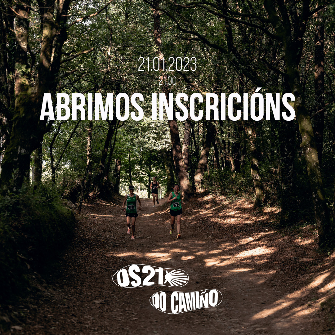 O vindeiro sábado 21 ás 21:00 abrimos inscricións para esta edición de Os 21 do camiño.
os21docamino.com