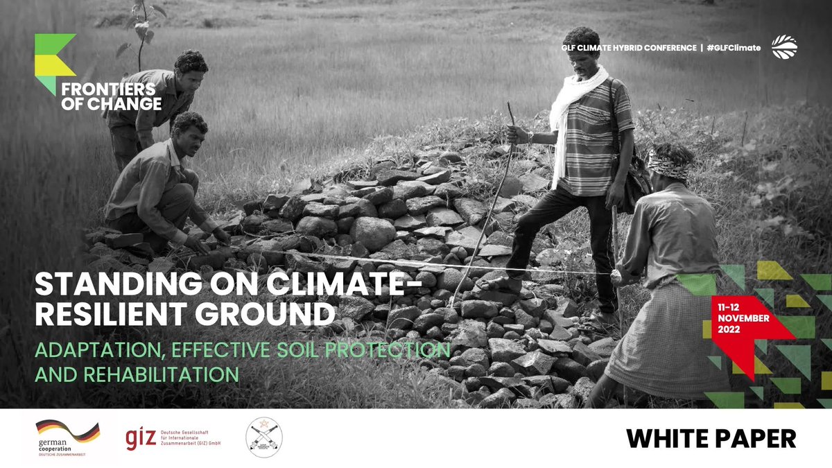 GlobalLF's tweet photo. Healthy and fertile soils are a critical element for resilient #agriculture.
Learn how soil protection and rehabilitation can support climate change adaptation in this #GLFClimate white paper by @giz_gmbh.

Download it here: https://t.co/8HB6OKXHAq

#ThinkLandscape https://t.co/8mWQkaVmwJ