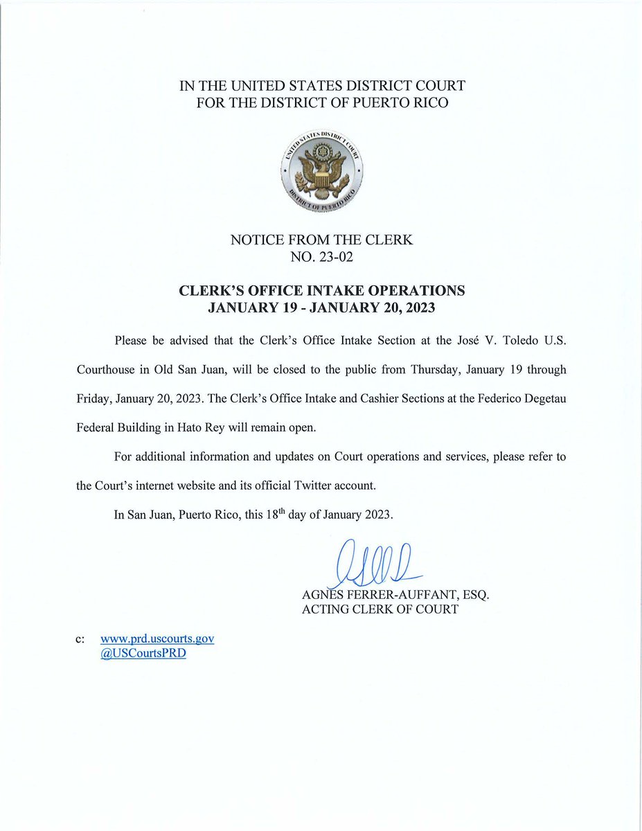 Office Of The Clerk Us District Court Letter prntbl Office Of The Clerk Us District Court Letter prntbl