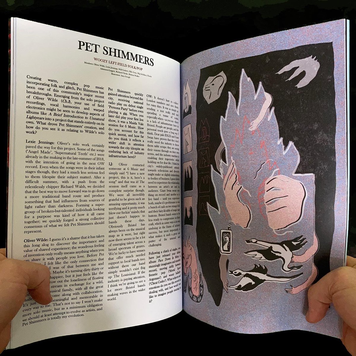 The Bristol Germ (@bristolgerm) on Twitter photo FINAL ISSUE / LAUNCH TIX: linktr.ee/thebristolgerm
From the archive, <a href="/PetShimmers/">Pet Shimmers</a> from Chapter III, illustrated by Amy Gough FINAL ISSUE / LAUNCH TIX: linktr.ee/thebristolgerm
From the archive, <a href="/PetShimmers/">Pet Shimmers</a> from Chapter III, illustrated by Amy Gough