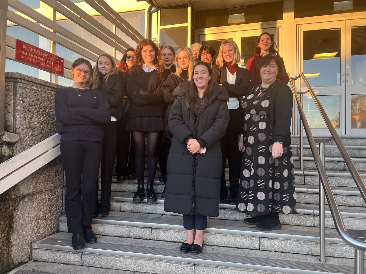 Our first careers trip of the year! Our future law and criminology pupils visited Brighton law courts to observe the proceedings under the expert guidance of local magistrates