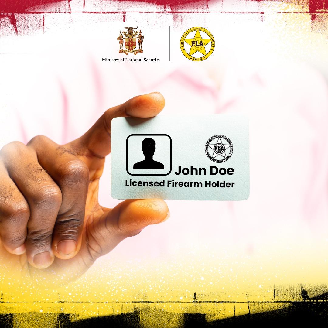 FLAjamaica's tweet photo. Keep your firearm licence on you at all times. Failure to produce your licence when stopped by a constable is an offence. The penalty is a fine of up to $3 million or imprisonment of up to three (3) years.
#FLA #FirearmLicensingAuthority #FirearmsAct #DoTheRightThing https://t.co/at4HCUjY6P