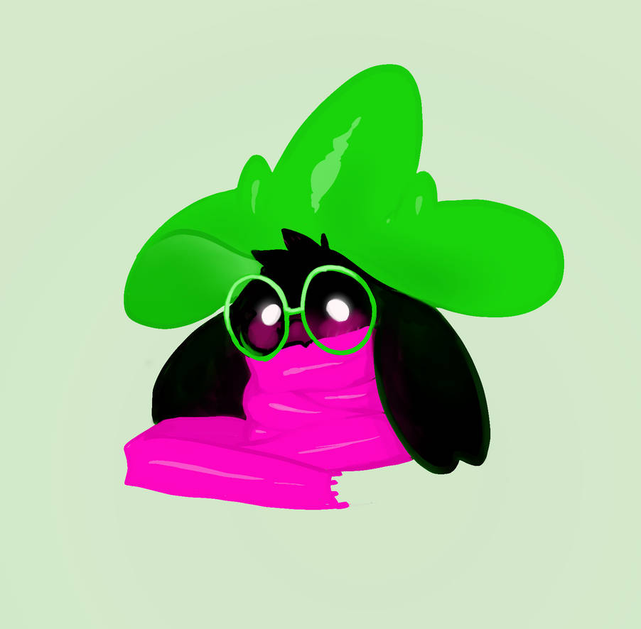 SheaNorse's tweet photo. big scarf ralsei https://t.co/yZgdMriHSI