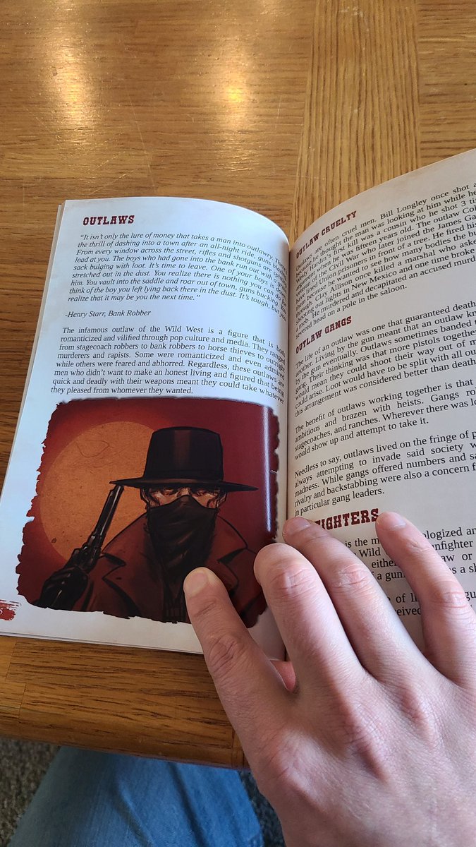 TheBasicExpert1's tweet image. Got my copy in for myself finally. I&apos;m really happy with how this book turned out. #cowpunchers #ttrpg #cowpunchersreloaded