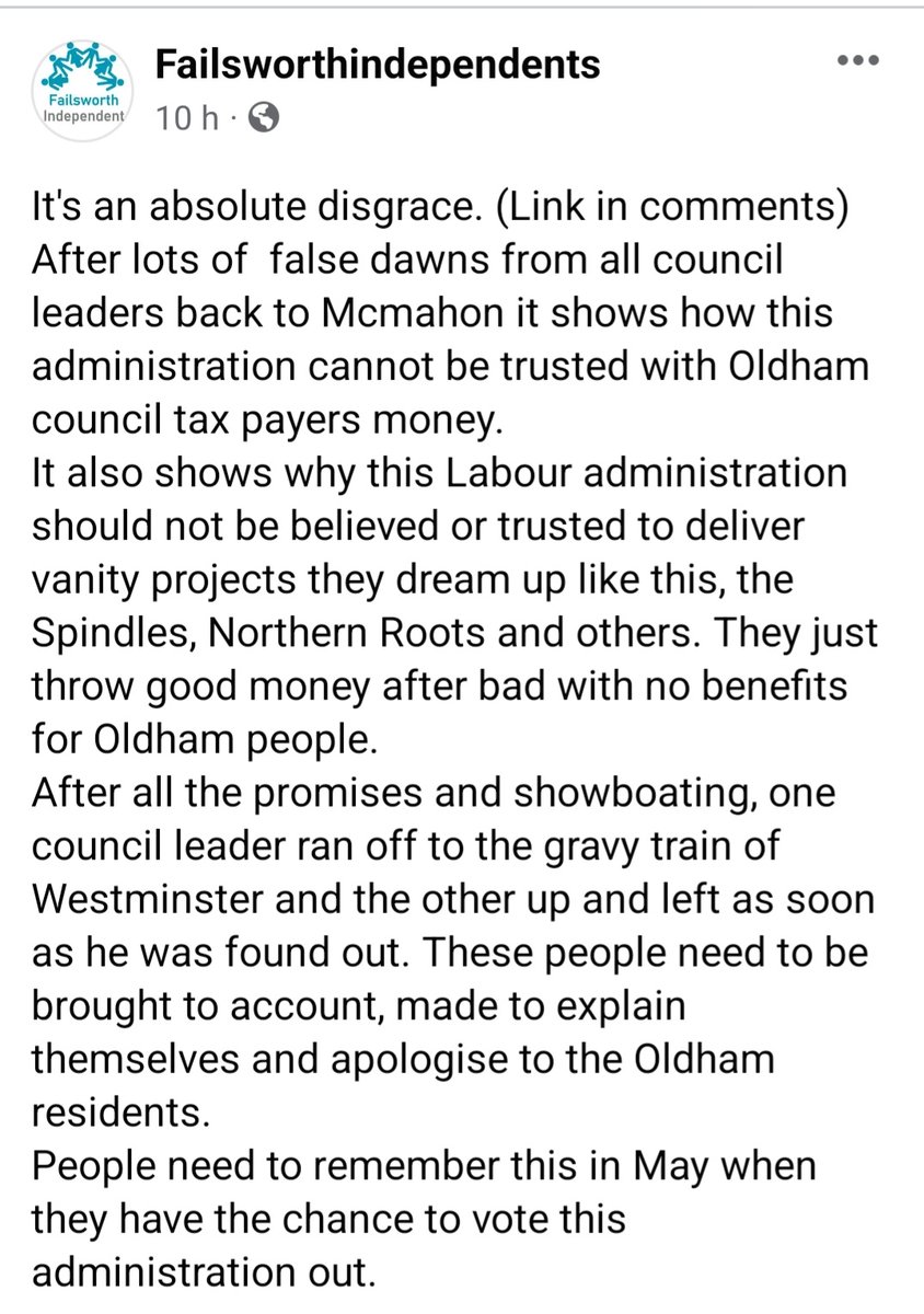 m.facebook.com/story.php?stor…
<a href="/indypartyfw/">Failsworth Independent Party</a>