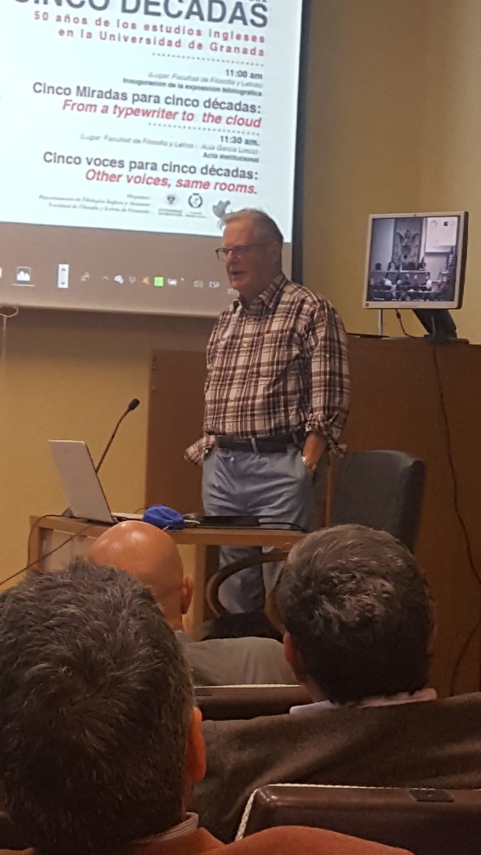 CanalUGR's tweet photo. Lamentamos la pérdida Neil McLaren, profesor de la UGR hasta su jubilación. Su amplísima formación y una singular capacidad comunicativa fueron los pilares de una carrera académica metodológicamente visionaria. https://t.co/91AhB2hXlP