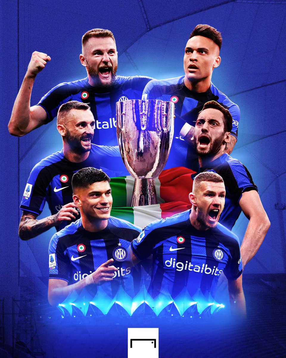 goal's tweet photo. INTER BEAT AC MILAN TO WIN THE ITALIAN SUPER CUP 🇮🇹🏆 https://t.co/kswzOoIqlt