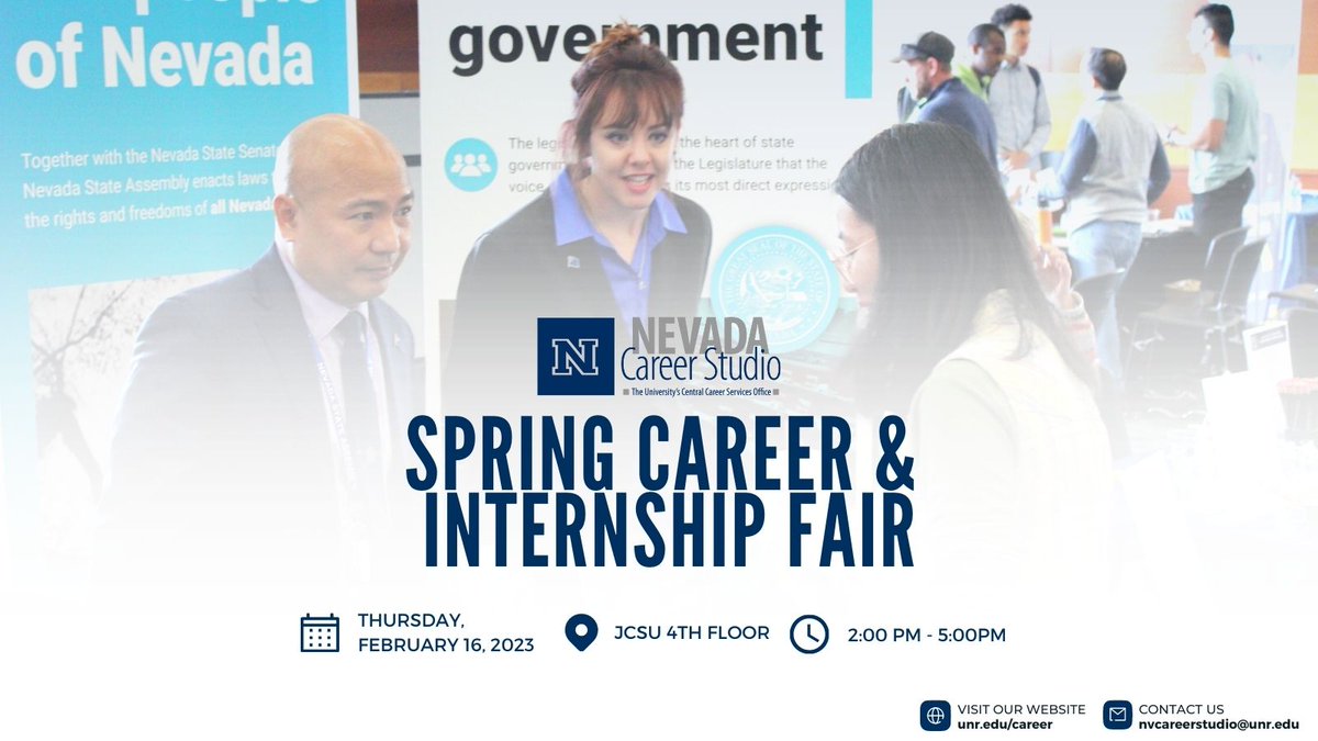 Looking for that first career move for after graduation or just an internship to add to your schedule? Join us on Thursday, February 16th on the 4th floor of the JCSU from 2:00-5:00pm and find the perfect fit for you at our all-industry fair!