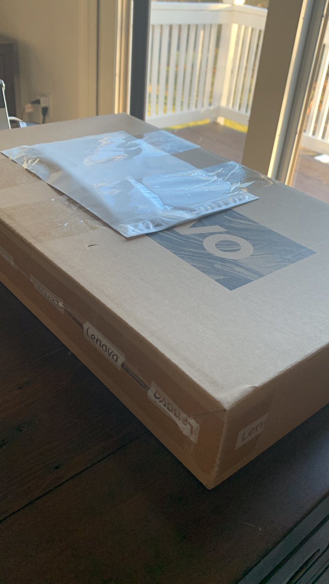 BeccaLWrites's tweet photo. New laptop just dropped! So excited to dust off my old manuscript this evening and continue with book #2 - my first fiction endeavor! #amwriting #dustitoff #letsdothis https://t.co/RzLXDbrTVT