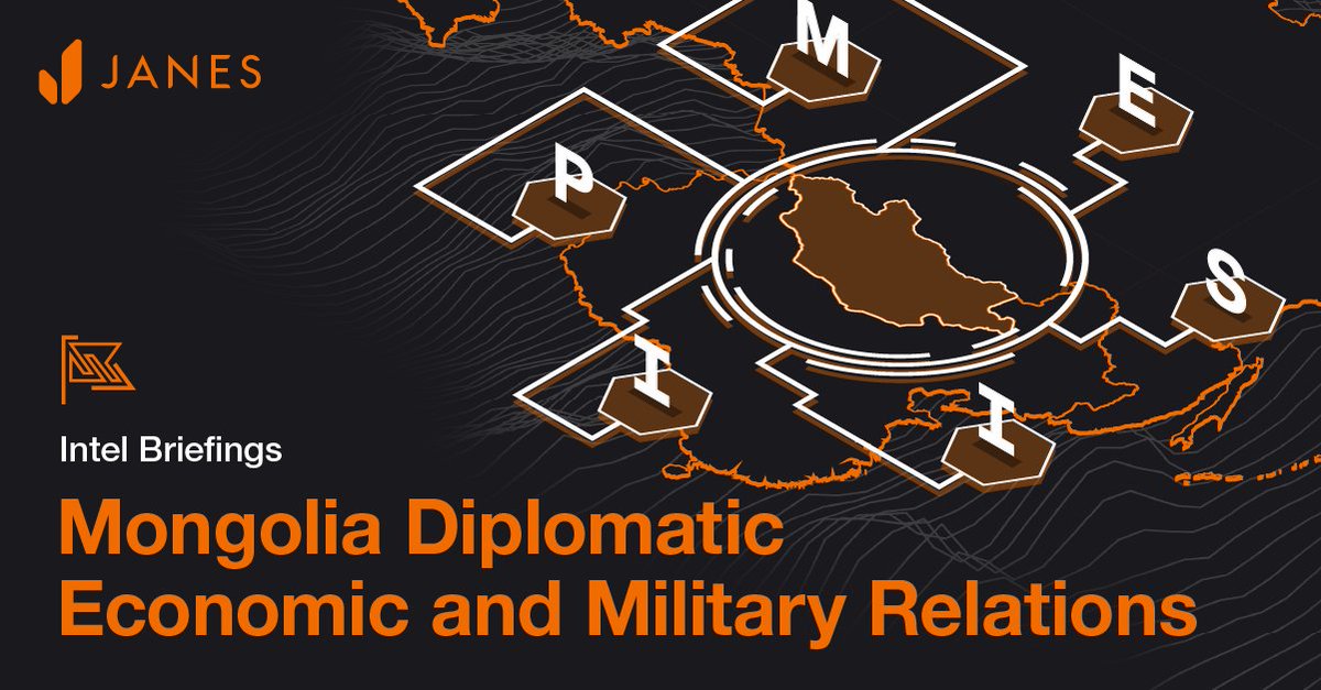 JanesINTEL's tweet photo. This webinar explores Mongolia's foreign relations with China, Russia, and the United States, as well as the risks that maintaining relations with these three great powers brings to Mongolia's security. https://t.co/8V7Uem5Tfz #webinar #intelbriefings #intelligencebriefings https://t.co/VlTlbx52ur