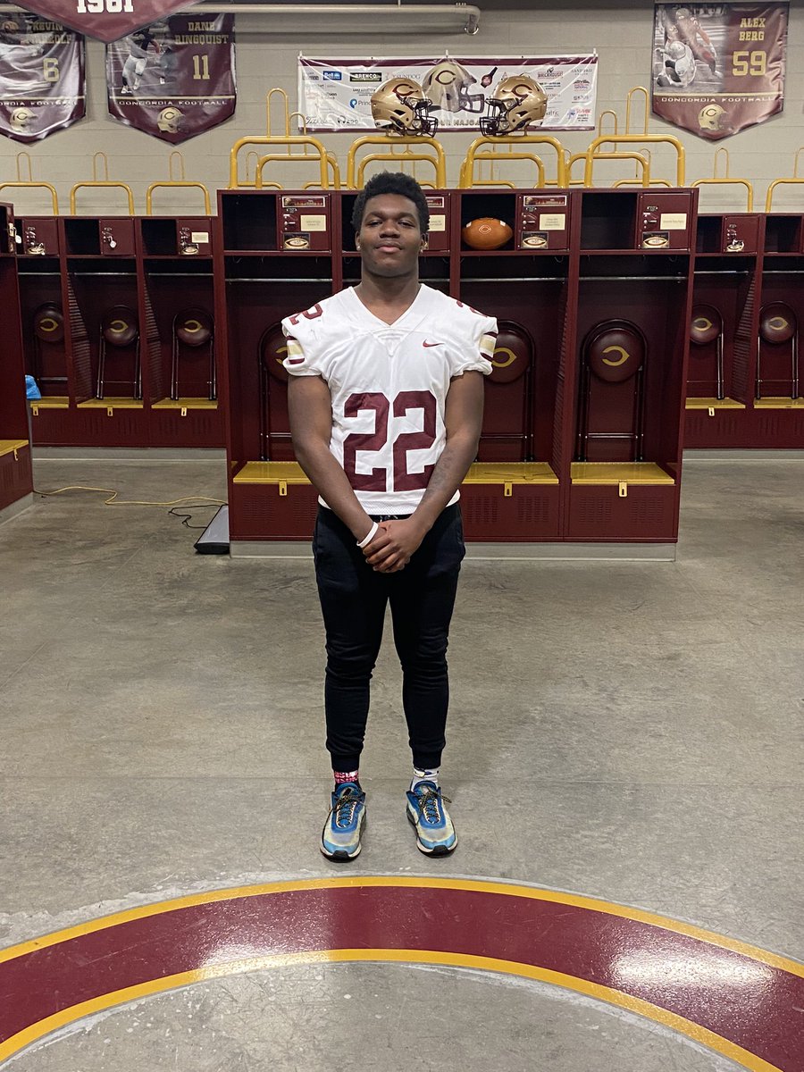 jooodi3x's tweet photo. Thanks @Concordia_MN and @CoachTerryHoran for having me today for an official visit! https://t.co/dWLj1Dsg4U