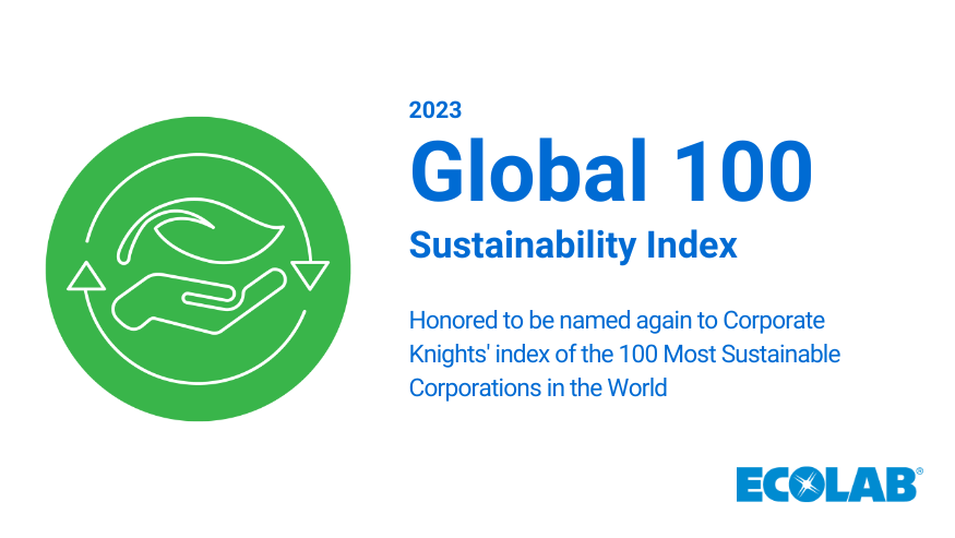 We’re thrilled to be named one of the world’s most sustainable corporations by @corporateknight in recognition of our work with customers across the globe to protect people and the resources vital to life: bit.ly/3kf7WjF