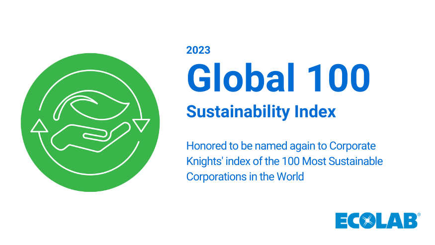Ecolab (@ecolab) on Twitter photo We’re thrilled to be named one of the world’s most sustainable corporations by <a href="/corporateknight/">Corporate Knights</a> in recognition of our work with customers across the globe to protect people and the resources vital to life: bit.ly/3kf7WjF We’re thrilled to be named one of the world’s most sustainable corporations by <a href="/corporateknight/">Corporate Knights</a> in recognition of our work with customers across the globe to protect people and the resources vital to life: bit.ly/3kf7WjF