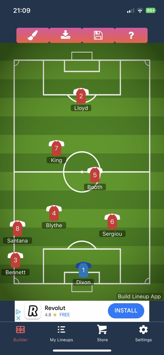StrokeTitFC's tweet photo. 🚨 LINEUP CHANGE 🚨 Bit of unrest in the dressing room, as Dixon is back in goal, bennett drops to the bench, and Lloyd gets his first start in over 3 months. #UPTHETITS https://t.co/1EHDcKbJrz
