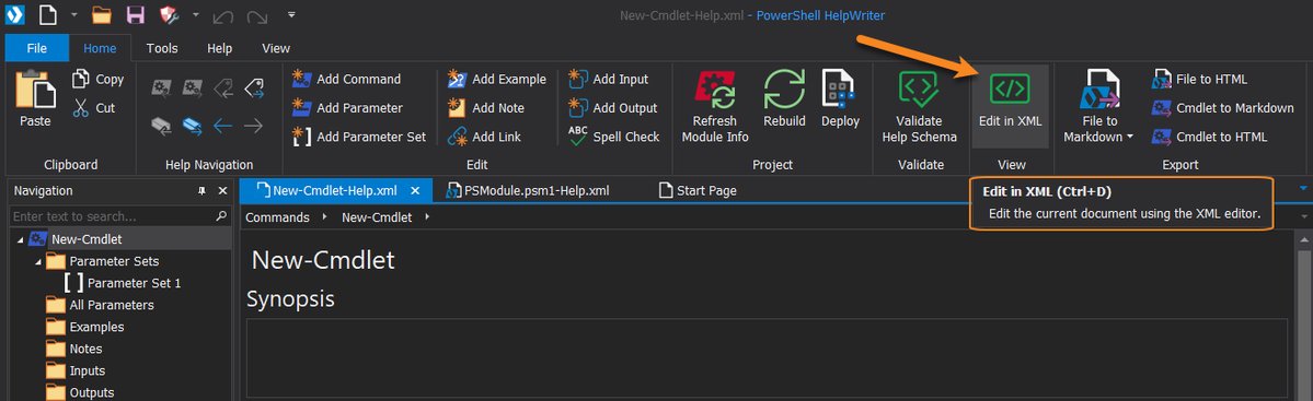 SAPIENTech's tweet image. #DidYouKnow you can switch between the help designer and the XML editor in PowerShell HelpWriter?
👍 Ctrl+D to toggle between views
#SAPIENTech #PowerShellHelpWriter #PowerShell #pwsh #scripting #xml #PowerShellHelp