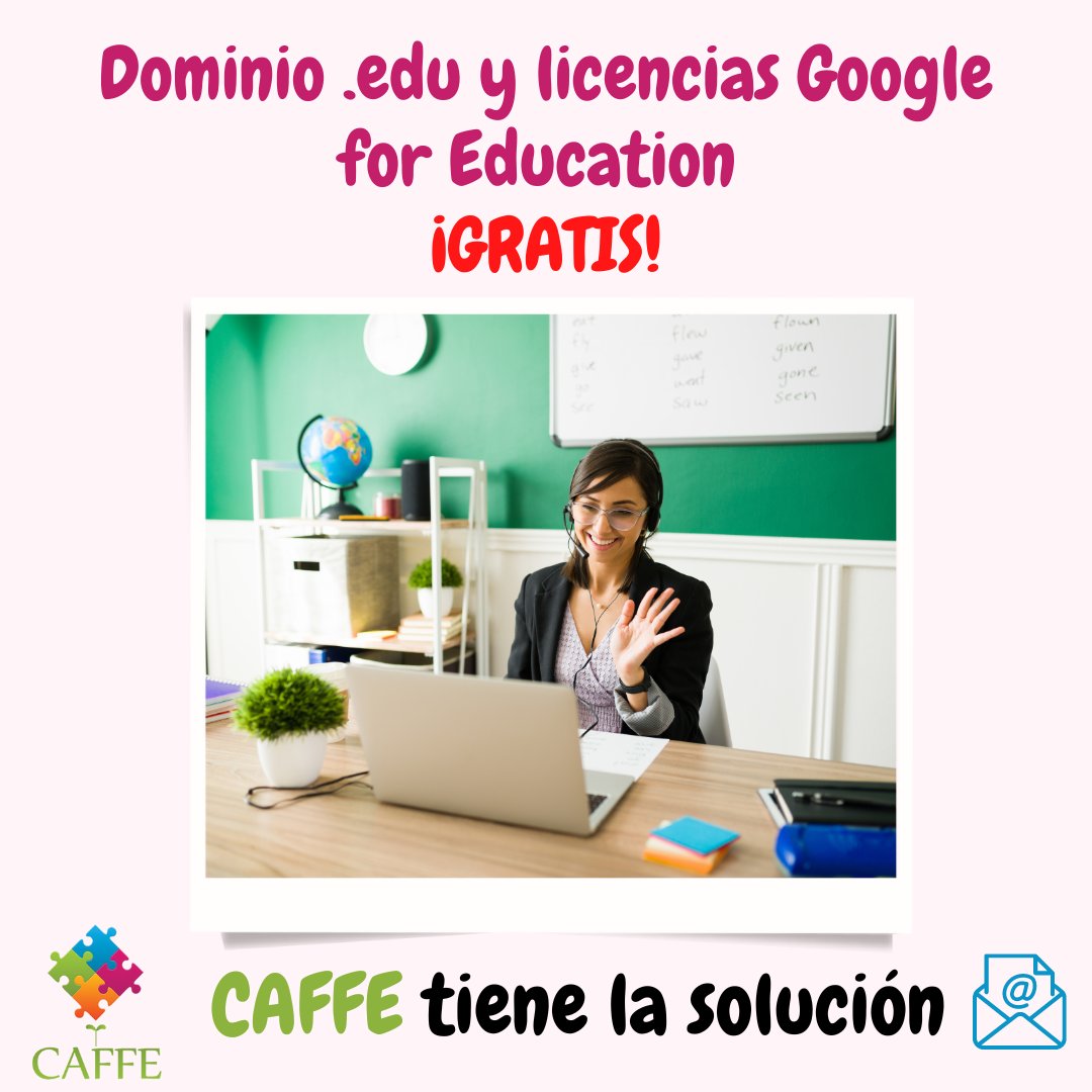 38GradosLab's tweet photo. ¿Te interesa implementar Google for Education para tu colegio GRATIS? CAFFE ayuda a digitalizar instituciones con tecnología de Google for Education. TOTALMENTE GRATIS
Te ofrecemos:
1: Gestión de dominio .edu (aplican restricciones)
2: Configuración de cuentas institucionales https://t.co/LCPlnZ3ad0