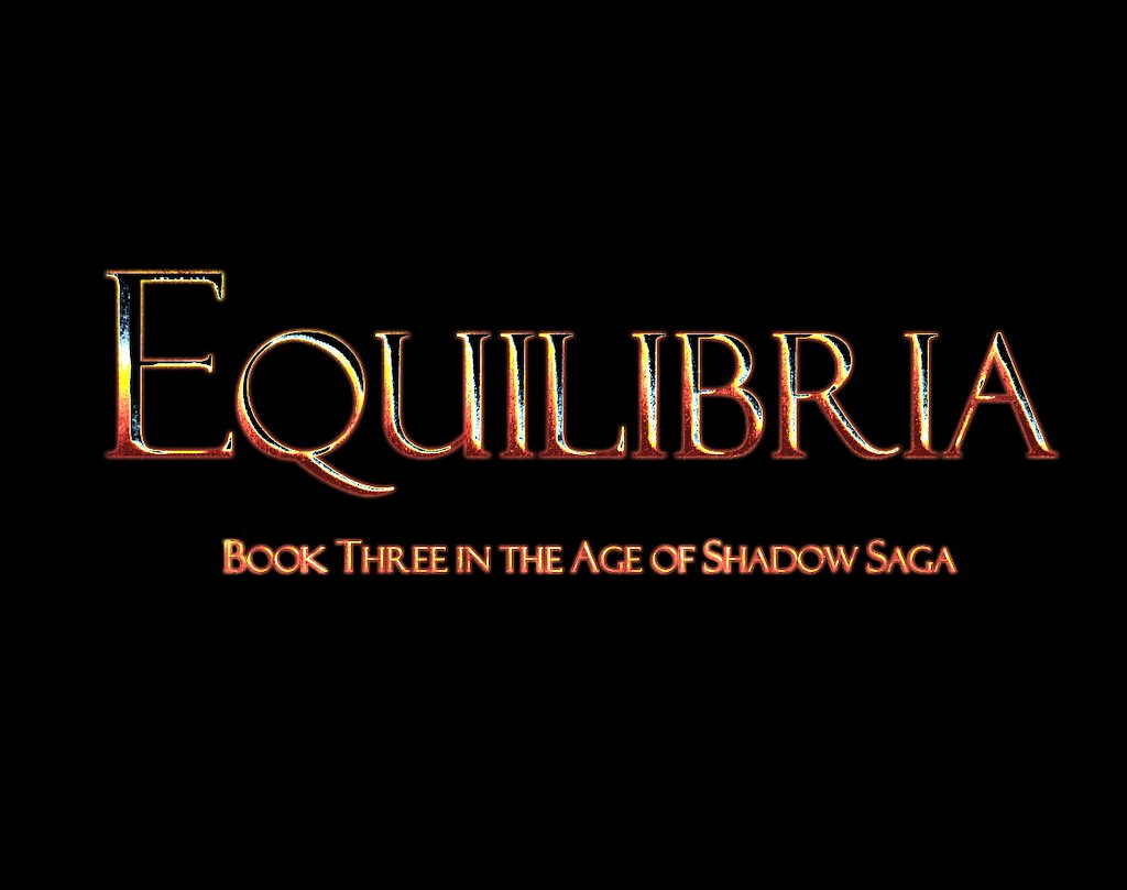 TITLE ANNOUNCEMENT The next book in the #AgeofShadowSaga is #Equilibria !! AoSS focuses mainly on the humans of Midstad, their struggles to maintain peace, and their attempt at survival when the god of the dark, Kemryr deems them unworthy of the world they live in.