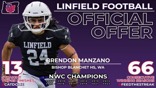 After a great conversation with @coachbelliott I am Blessed to have received an offer from Linfield University! .. @TFordFSP @RealMG96 @Ryan_Clary_ @Murdock_02 @CoachSalle @JWilley3 @CoachLeander