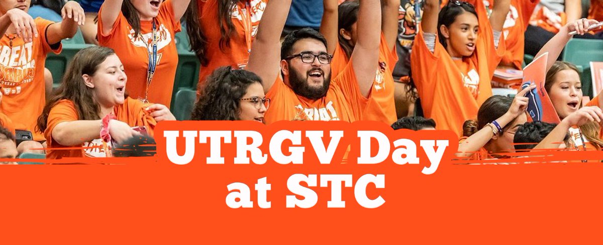 Join us for UTRGV Day @ STC where you can meet with representatives from our Colleges &amp; Schools, Financial Aid, Housing, and our Military &amp; Veteran Success Center!

Jan. 24 from 9am-1pm in the Cafeteria (Building H)
RSVP: forms.office.com/r/Rg2jqrK0TT