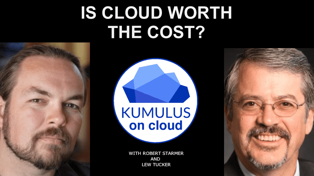 We launched our "Kumulus on Cloud" podcast, hosted by <a href="/lewtucker/">Lew Tucker</a> and me!  Youtube: youtube.com/@kumulustech Podcast: kumul.us/podcast