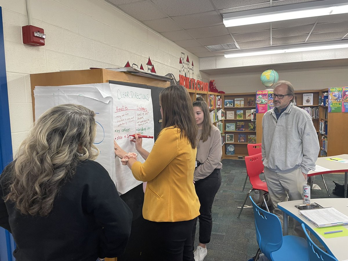 I love the laughter and sense of belonging that is created in a #MorningMeeting. It was a pleasure joining some of our new elem teachers explore key components of instructional delivery at #SurviveandThrive. @PowerMom73 and @LesleyStranger modeled so many engaging stategies!