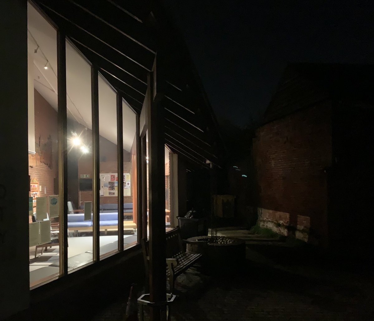A Saffron Walden doctors surgery on a cold night with a hint of Edward Hopper. #saffronwalden #edwardhopper