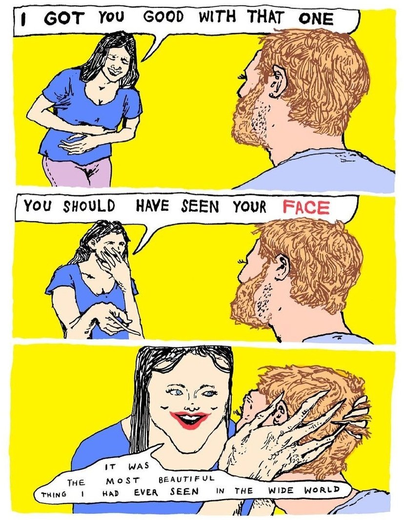 It was priceless it really was