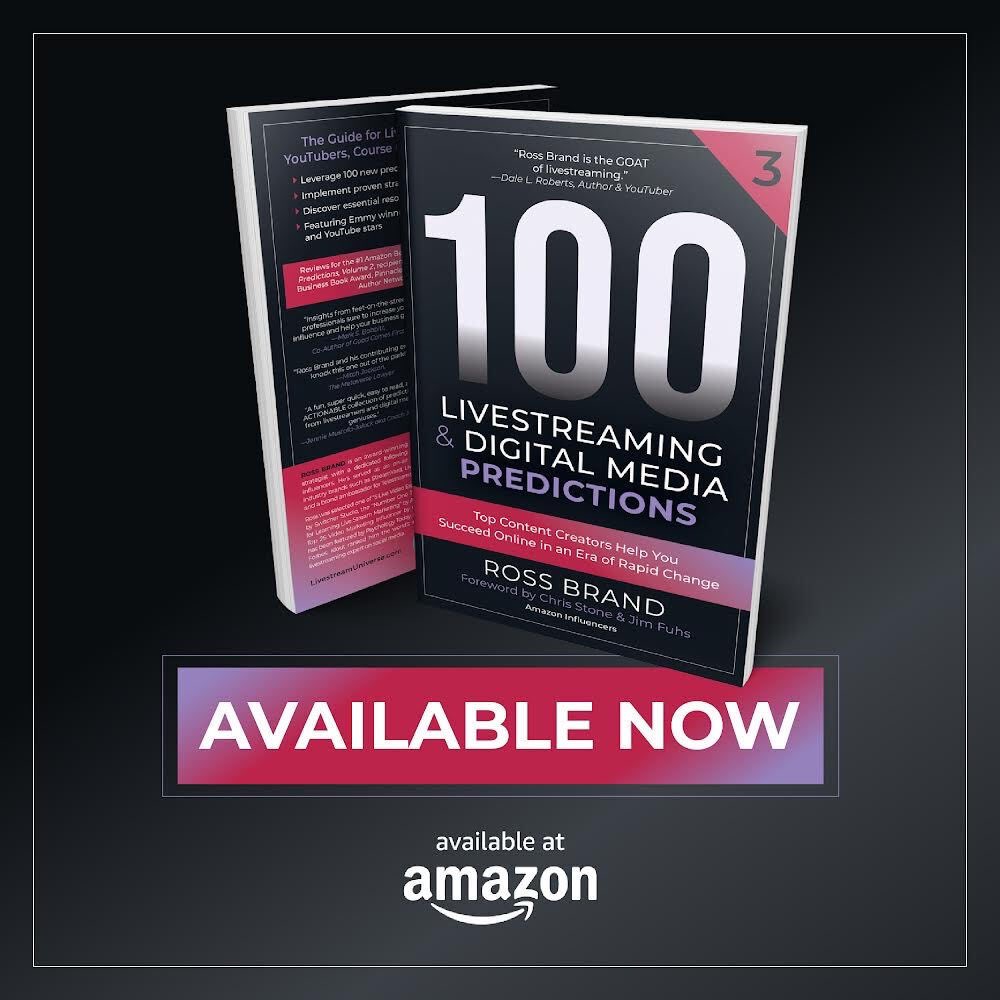 🎯📚🎊I'm featured in <a href="/iRossBrand/">Ross Brand | #100Predictions Book</a>'s new book "100 Livestreaming &amp; Digital
Media Predictions, Volume 3." Get it today for 99 cents! geni.us/100v3

#100predictions #2023predictions #booklaunch #livestreaming
#digitalmedia #claudiasantiago