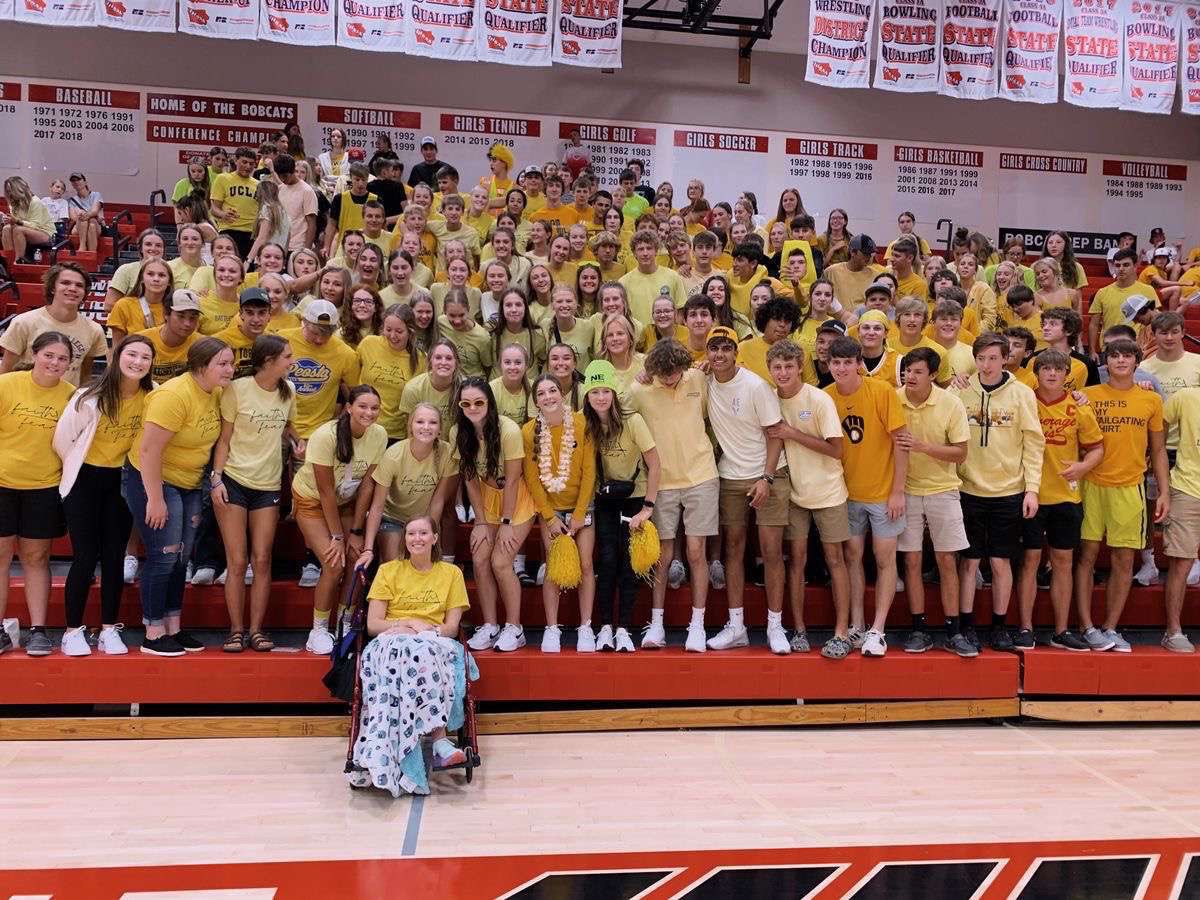 Elise Wischmeyer embodied everything a bobcat should be. Her smile and positive energy was contagious throughout the halls and the community. Despite all she was up against, she was a fighter. Her positivity even affected those who did not know her personally.