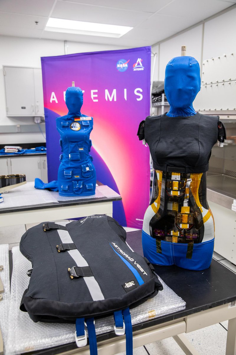 NASA Artemis (@nasaartemis) on Twitter photo Teams have unloaded the #LunaTwins from the <a href="/NASA_Orion/">Orion Spacecraft</a> spacecraft following the #Artemis I mission.
These two female manikins, Helga and Zohar, measured radiation levels to potentially reduce exposure during future missions with astronauts: go.nasa.gov/3XBH8Zq Teams have unloaded the #LunaTwins from the <a href="/NASA_Orion/">Orion Spacecraft</a> spacecraft following the #Artemis I mission.
These two female manikins, Helga and Zohar, measured radiation levels to potentially reduce exposure during future missions with astronauts: go.nasa.gov/3XBH8Zq