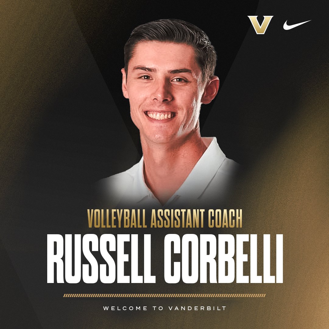 Welcome to Nashville! 

No stranger to high-caliber volleyball of the SEC, Russell Corbelli joins the Vanderbilt family. 

👉 vanderbi.lt/8iegm

#AnchorDown